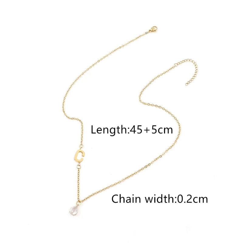 Casual Classic Style Letter 201 Stainless Steel 304 Stainless Steel Pendant Necklace
