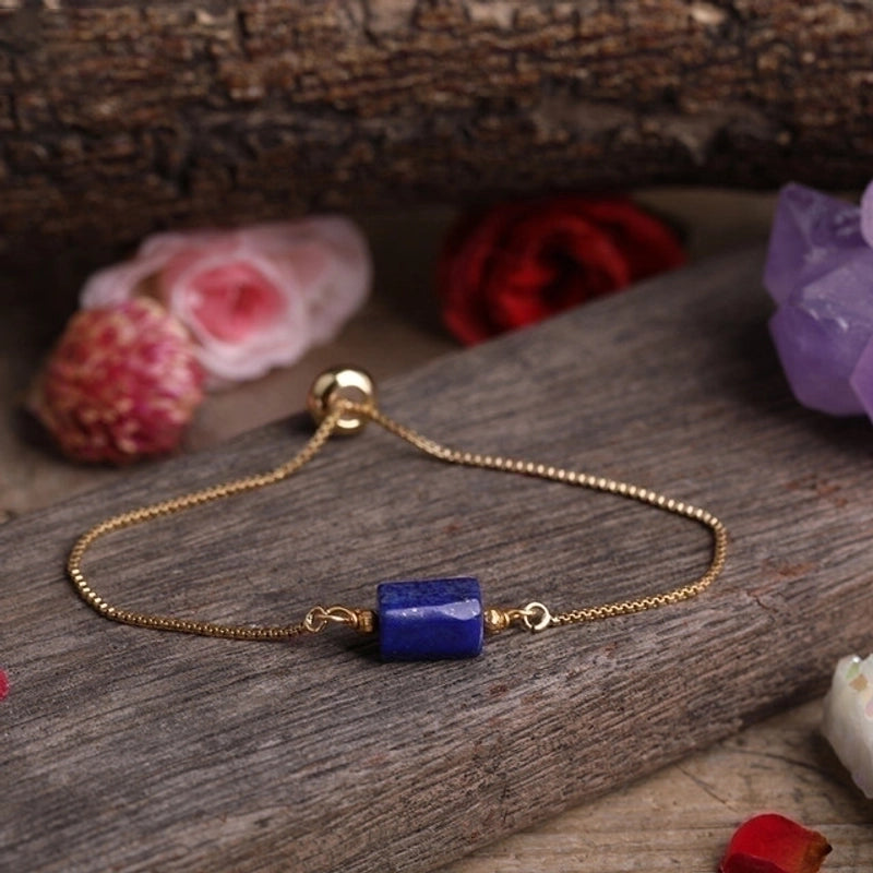 Minimalist Irregular Agate Metal Patchwork Bracelets
