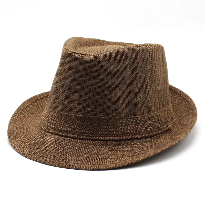 New Black And White Korean Style Summer Unisex Hat Top Hat British Gentleman Hat Jazz Cowboy Sun Hat