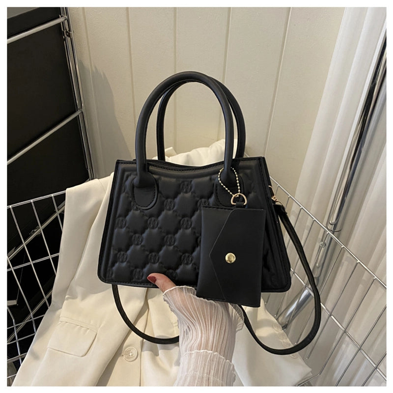 Women's Large Small Summer Pu Leather Solid Color Elegant Basic Classic Style Zipper Handbag