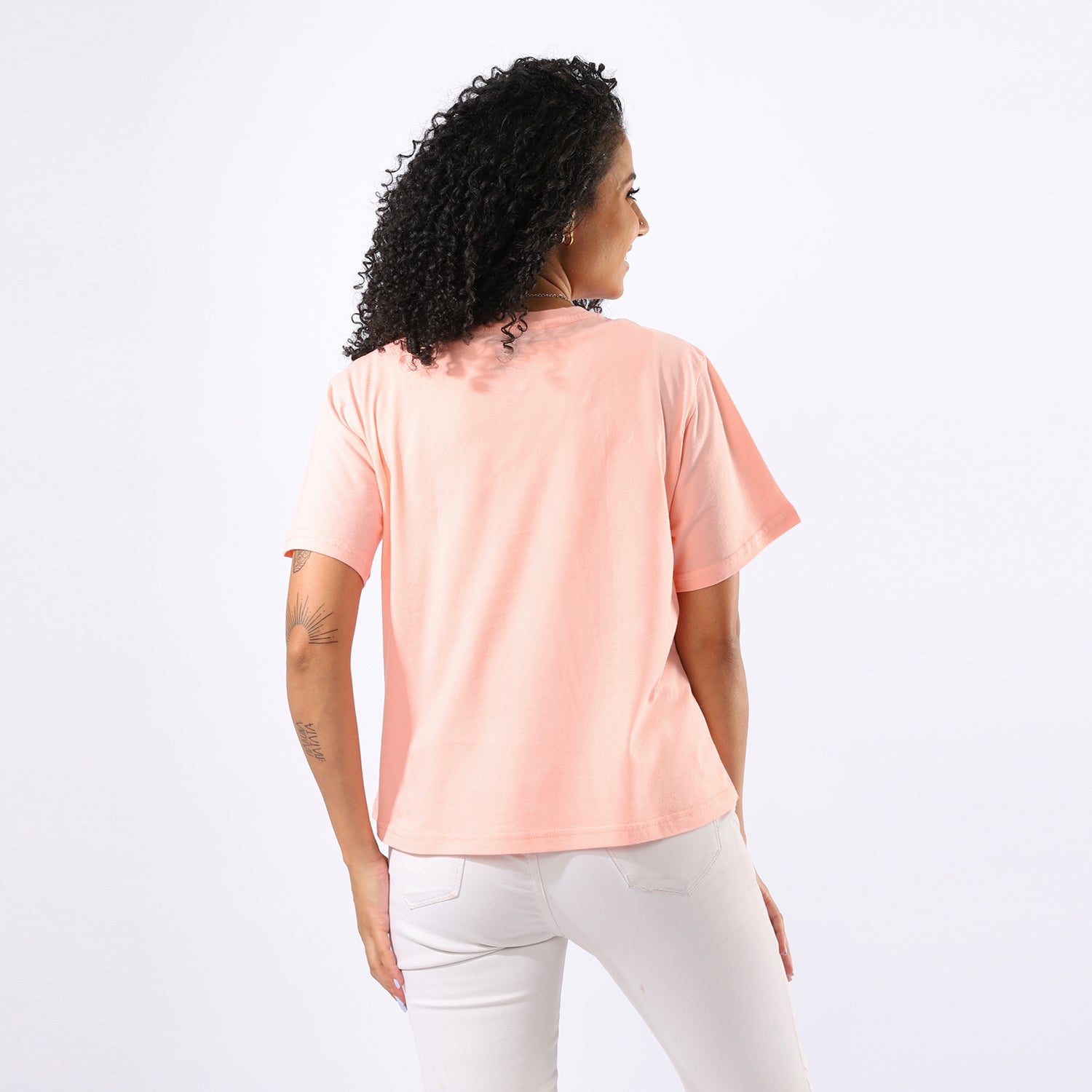 Women T-Shirt Bonjour Printed