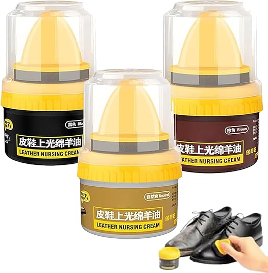 Leather Repair Cream Liquid Shiny Shoe Polish