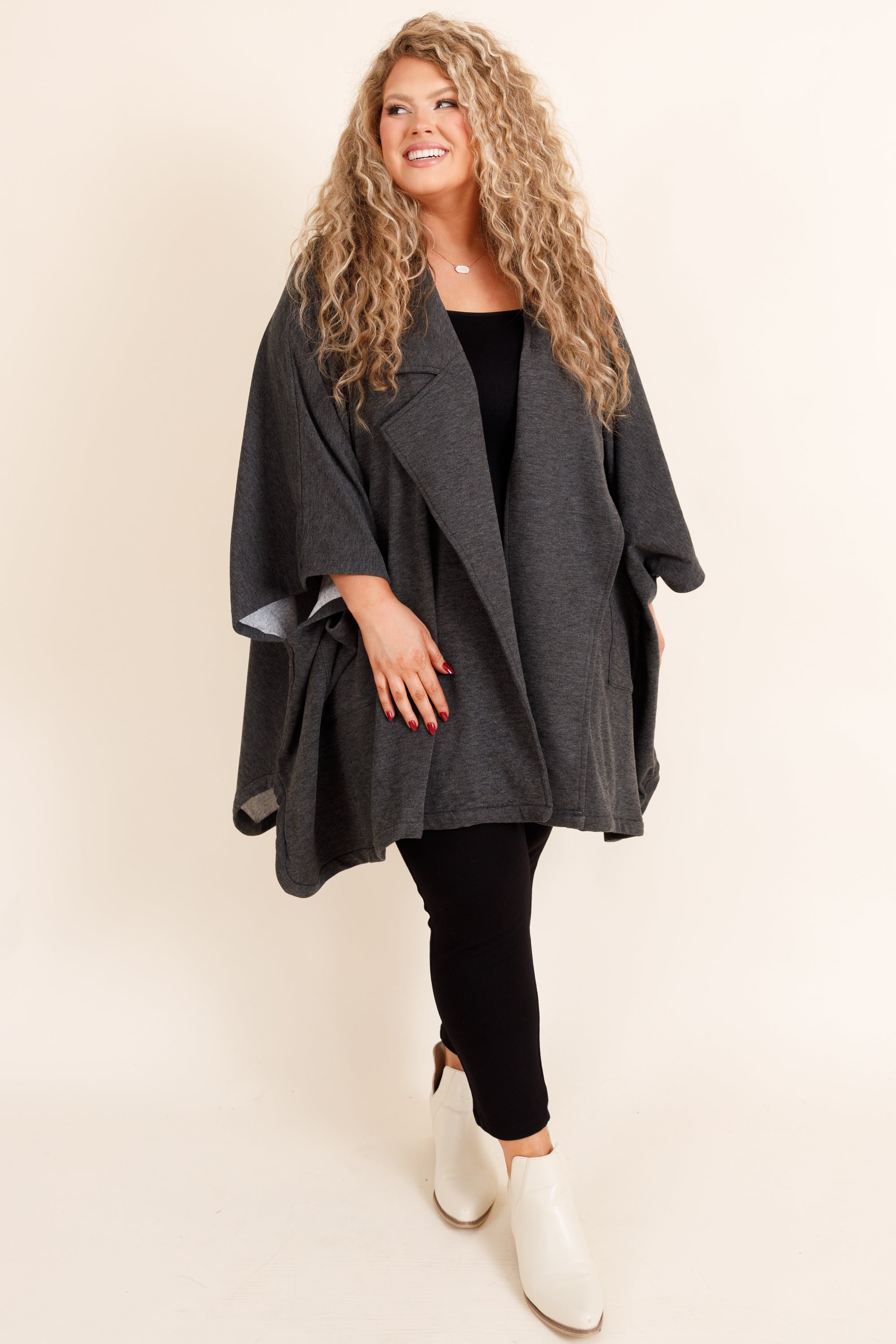 Things I Never Told You Jacket. Charcoal