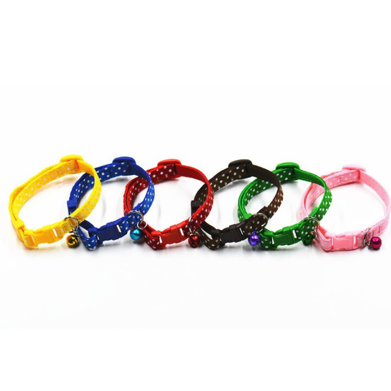 Polka Dot Print Dog Collars