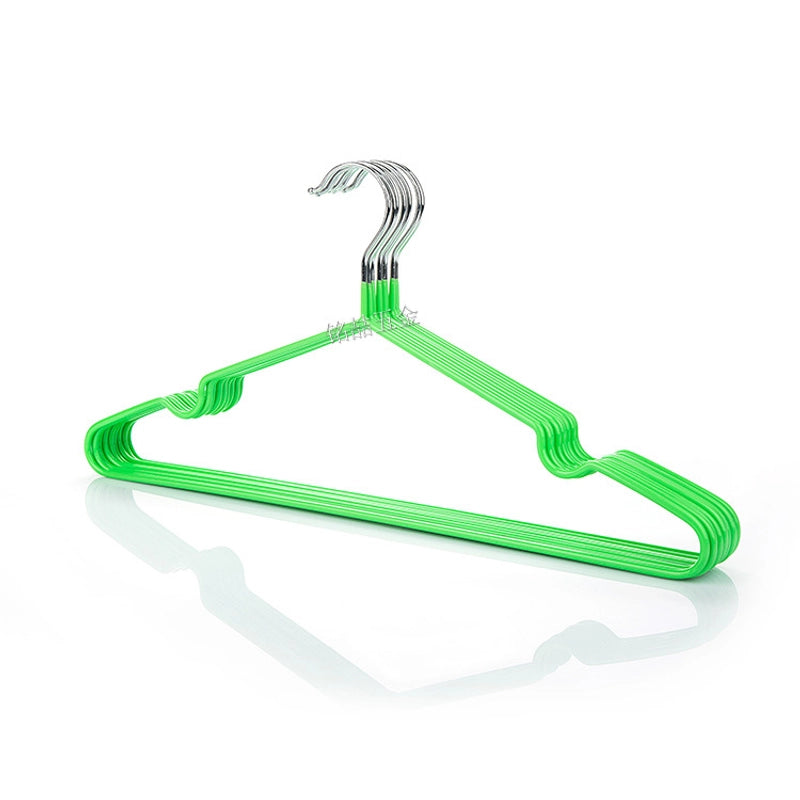 Ming Zhe Plastic Dip Clothes Hanger Household Non-slip Drying Clothes Hanger Bold Adult Drying Hanger Nano Groove Clothes Hanger Explosions