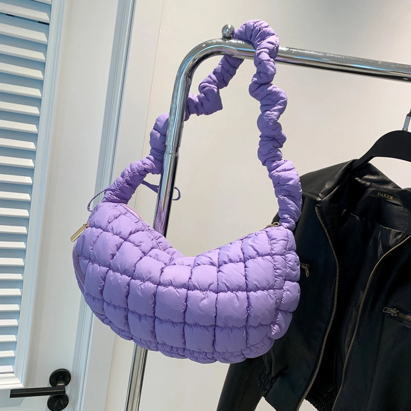 Women's Medium All Seasons Nylon Streetwear Cloud Shape Bag