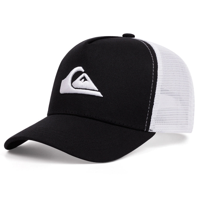 Unisex Minimalist Classic Style Color Block Printing Curved Eaves Baseball Cap