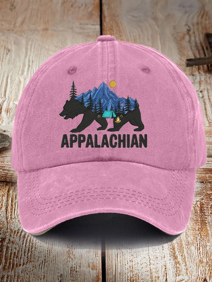 Unisex Distressed Washed Cotton Appalachia Strong Hot Spot Hat