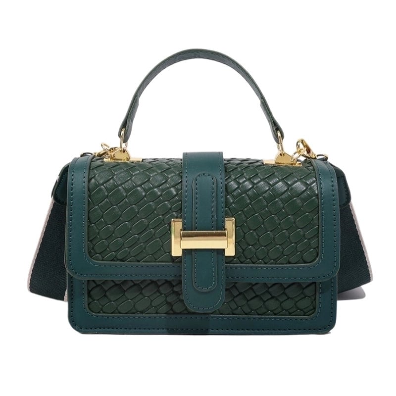 Women's Medium Pu Leather Solid Color Vintage Style Classic Style Flip Cover Crossbody Bag