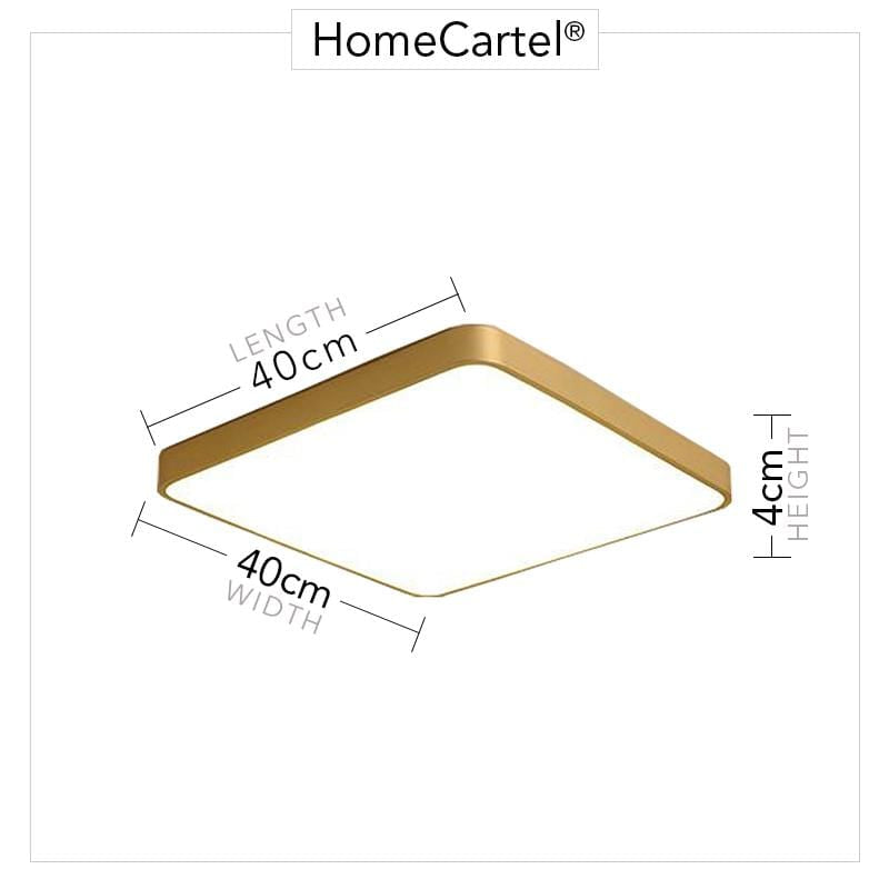 Baron Square | Ceiling Mounted Light
