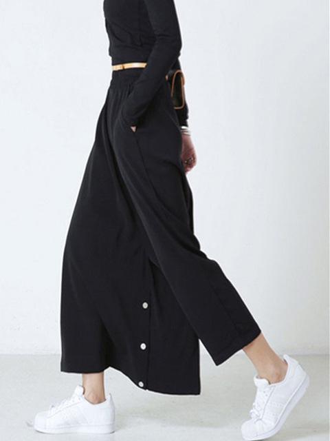 Asymmetrical Wide Leg Trouser Dress