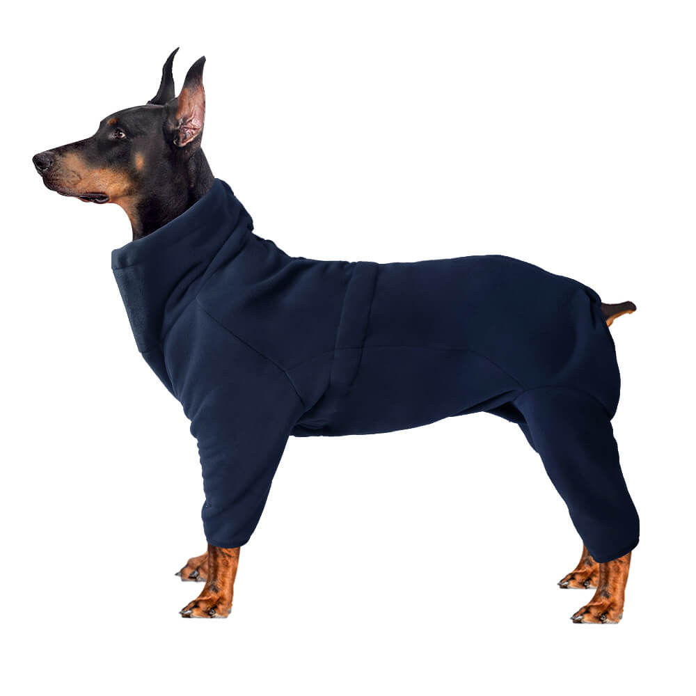 Fleece Dog Suit – Cozy and Full-Body Warmth for Cold Weather