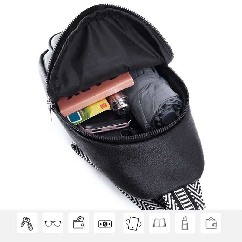 Small Faux Leather Women's Sling Bag