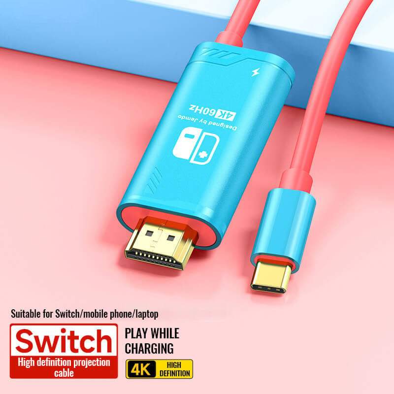 USB C to HDMI Adapter Cable Compatible with Nintendo Switch