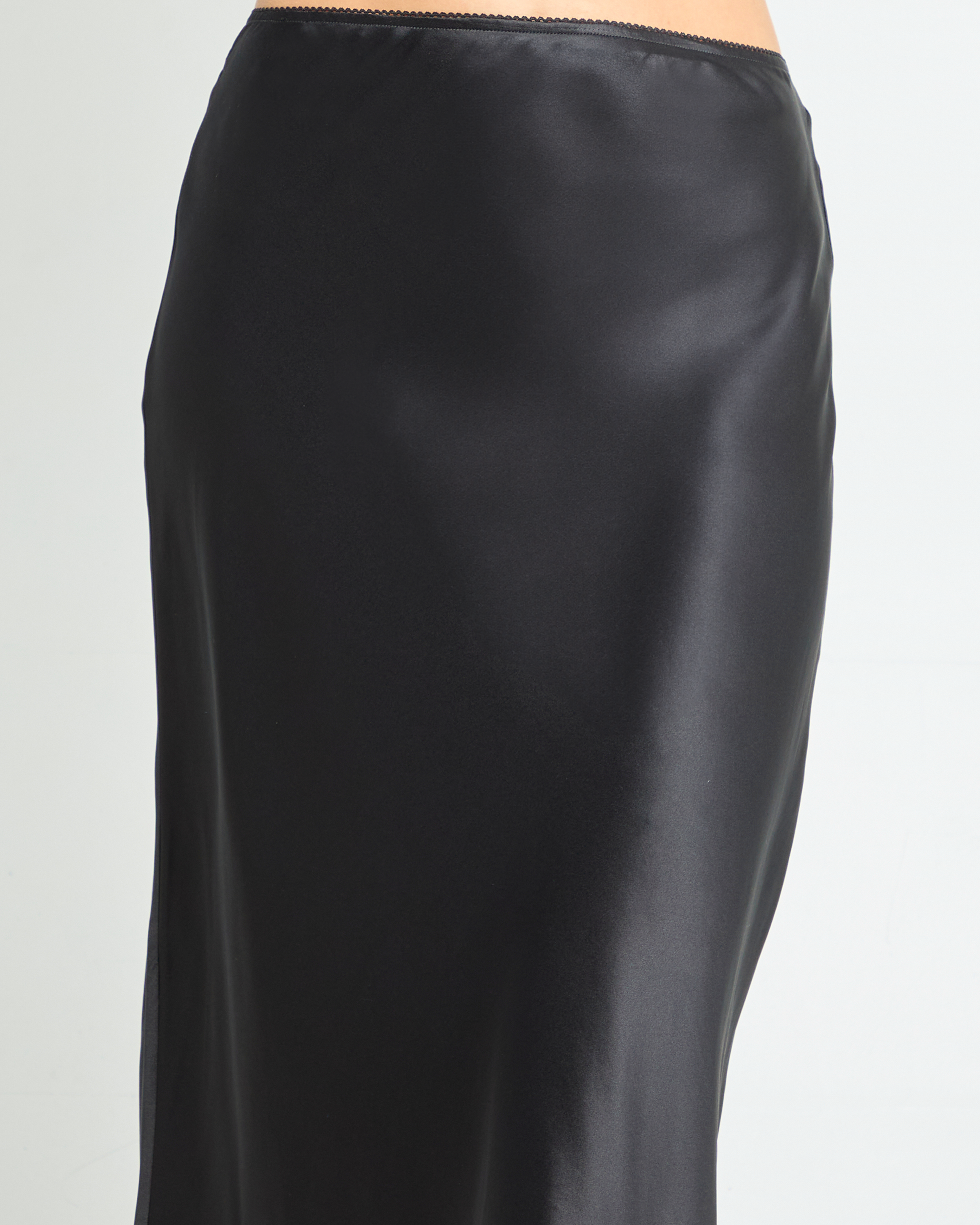 Alaia Silk Midi Skirt