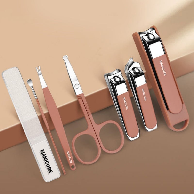 💥Hot Sale✂️Portable 7-PCS Nail Clipper Manicure Set