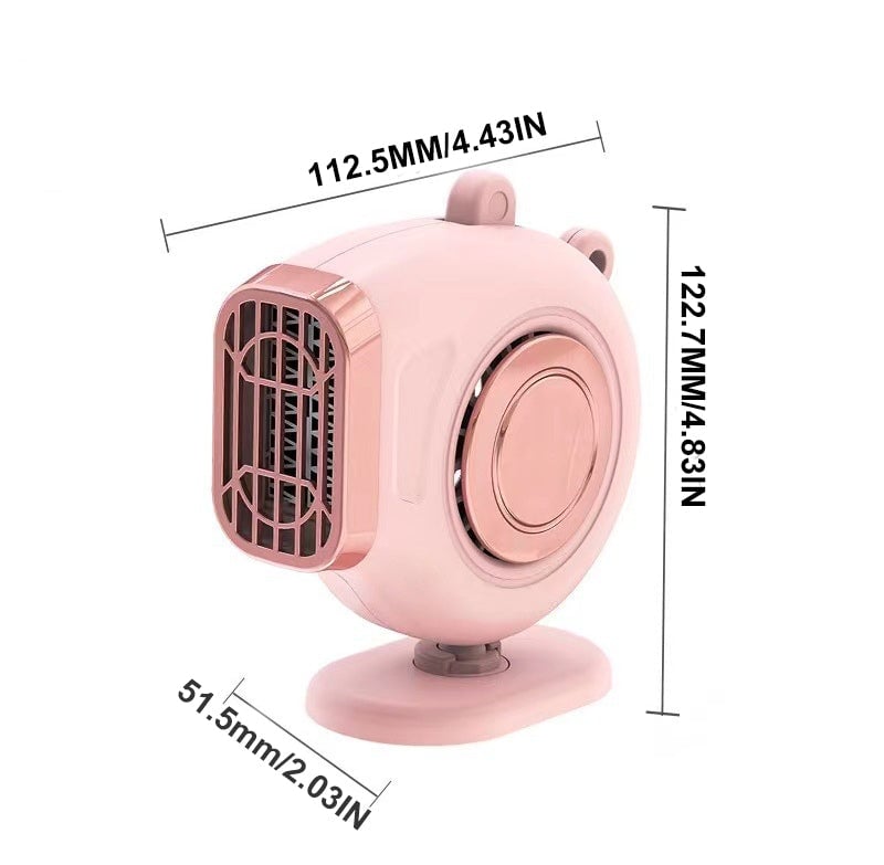 Mini hand warmer. demister and defroster