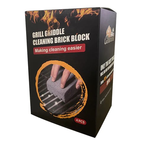 ⭐ Natural Pumice Grill Griddle Cleaning Block