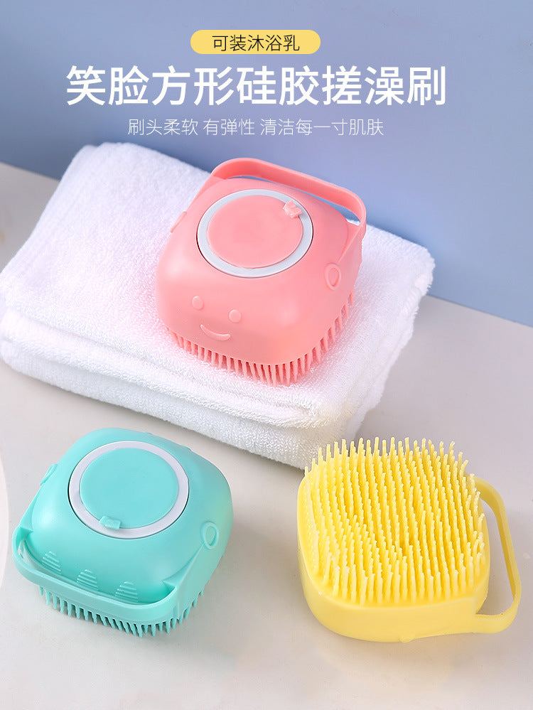 BODY WASH DISPENSING BATH BRUSH