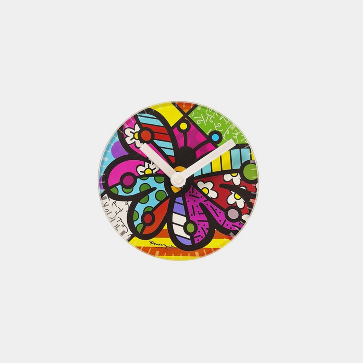 Britto Butterfly Table Clock