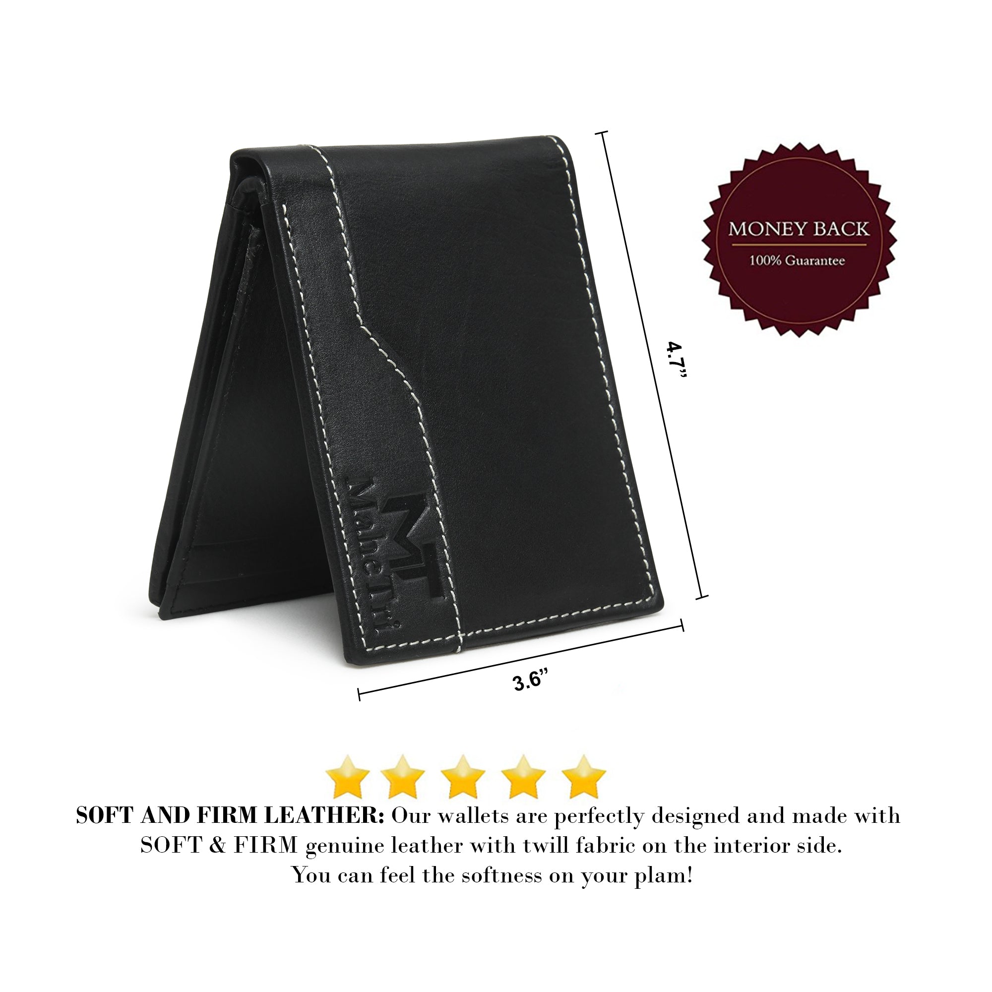 Bi-fold Wallet - Black