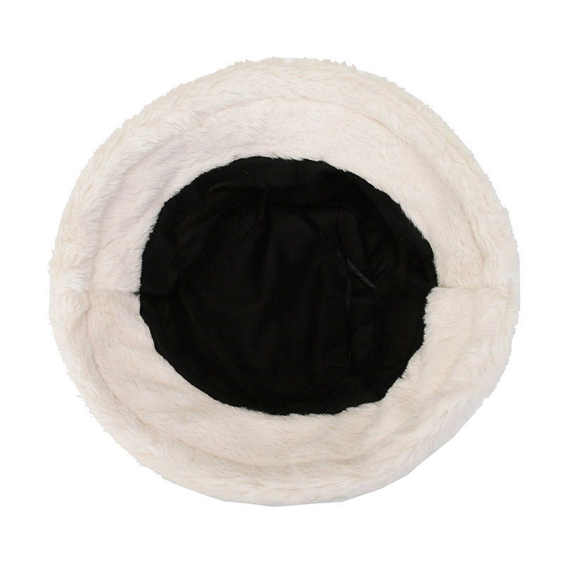 Autumn And Winter New Pure Color Fisherman Hat Female Warm Couple Classic Outdoor Fashion Trendy Basin Hat Female Factory