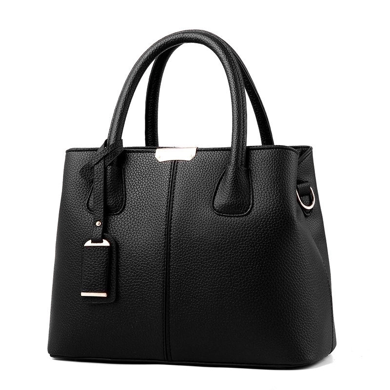 Women's Medium All Seasons Pu Leather Solid Color Vintage Style Square Zipper Shoulder Bag