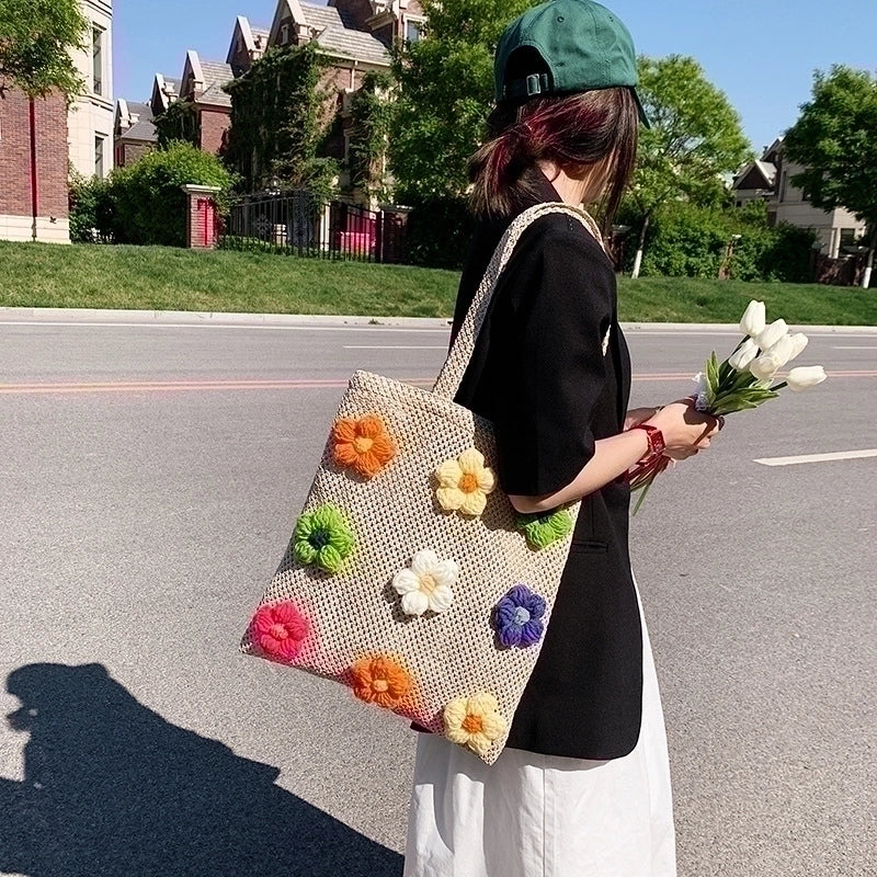 Women's Large Summer Straw Fashion Straw Bag