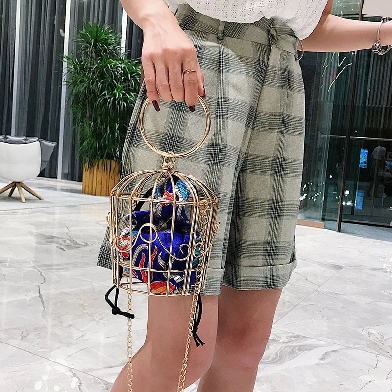 Women's Small Summer Metal Streetwear Handbag