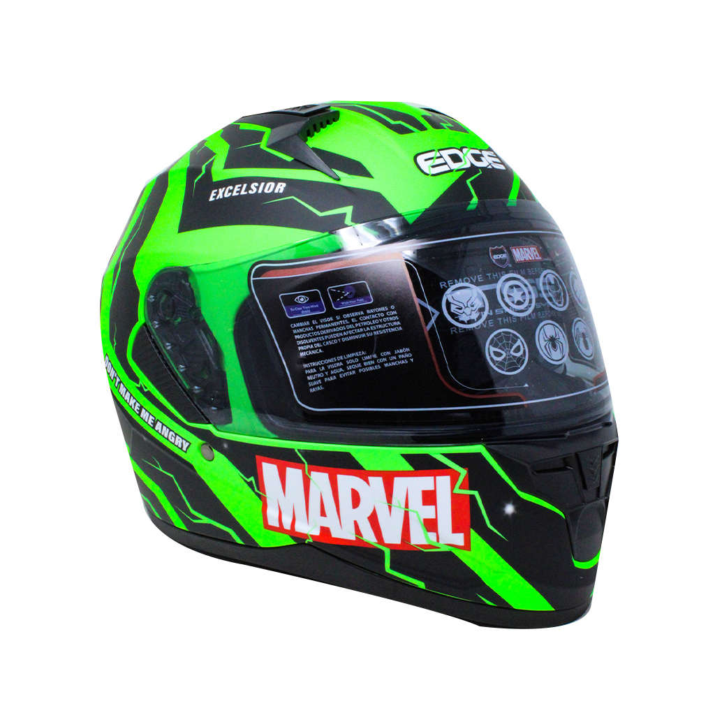 Casco Edge Integral Marvel Hulk