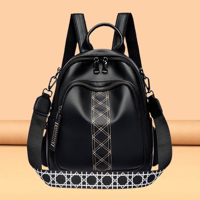 Fashionable Litchi Pattern  Women's Backpack