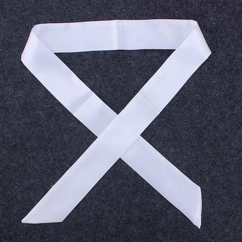 Women's Minimalist Solid Color Satin Silk Scarves