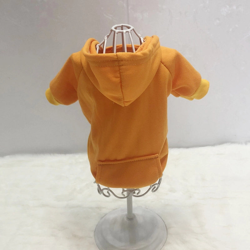 British Style Cotton Solid Color Pet Clothing