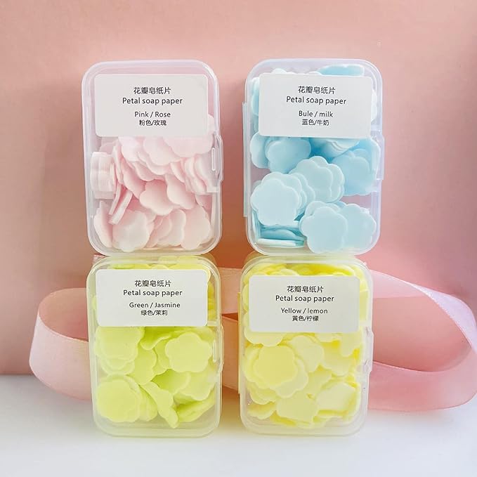 Mini Flower Shape Paper Soap