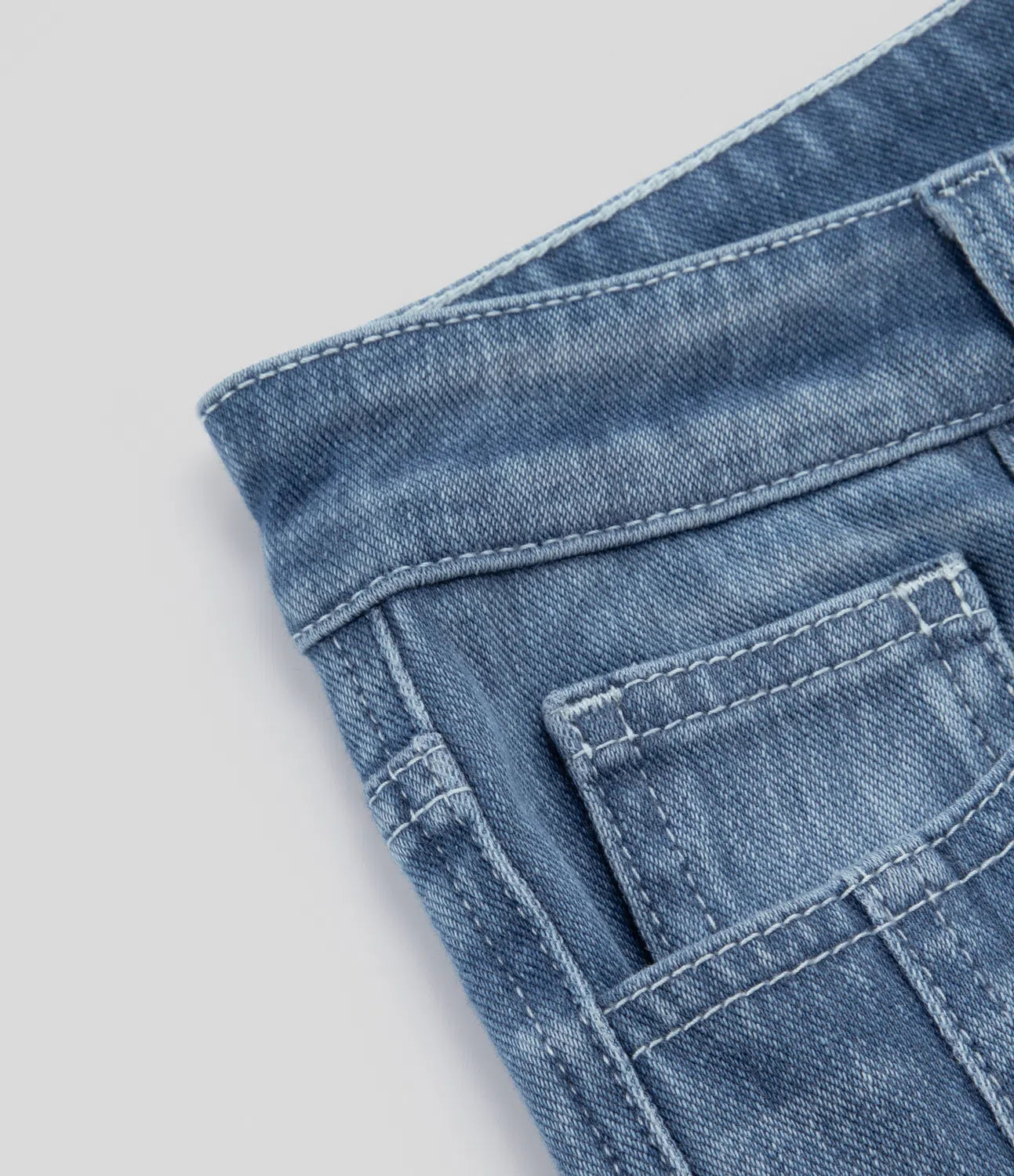 Mid Rise Button Zipper Multiple Pockets Stretchy Knit Casual Skinny Jeans
