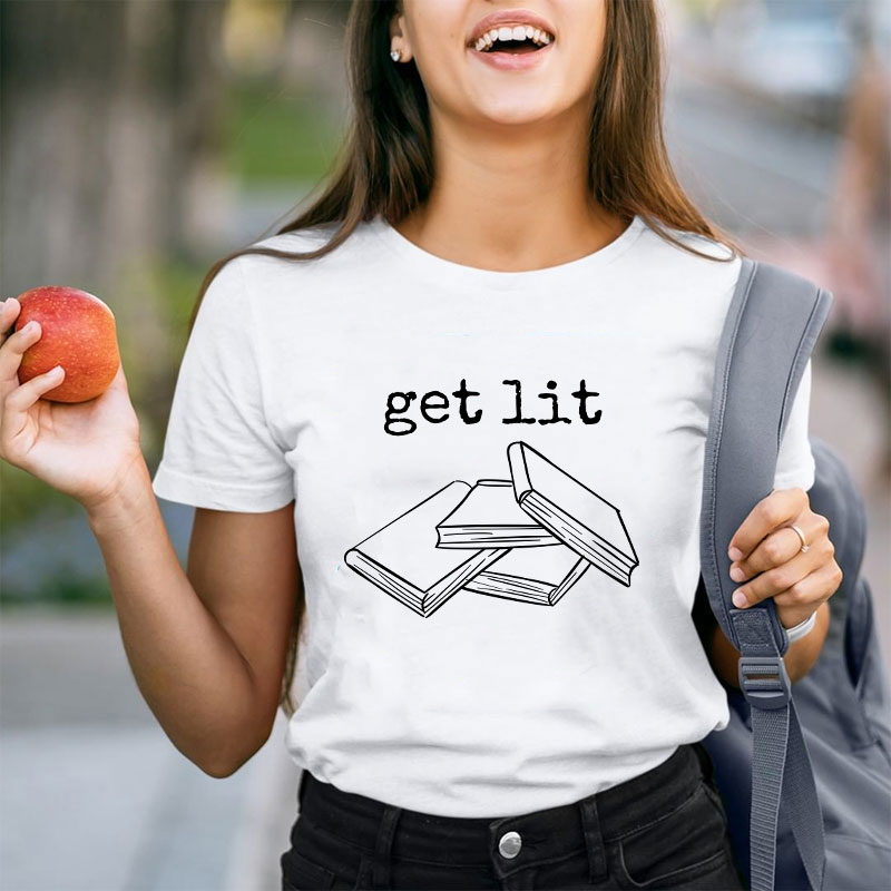 Get Lit Books Teacher T-Shirt