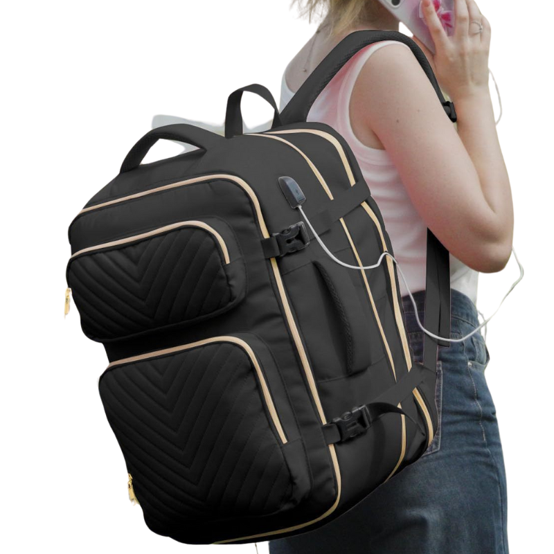 Trendy Large Capacity Women's Oxford Cloth Comter Backpack