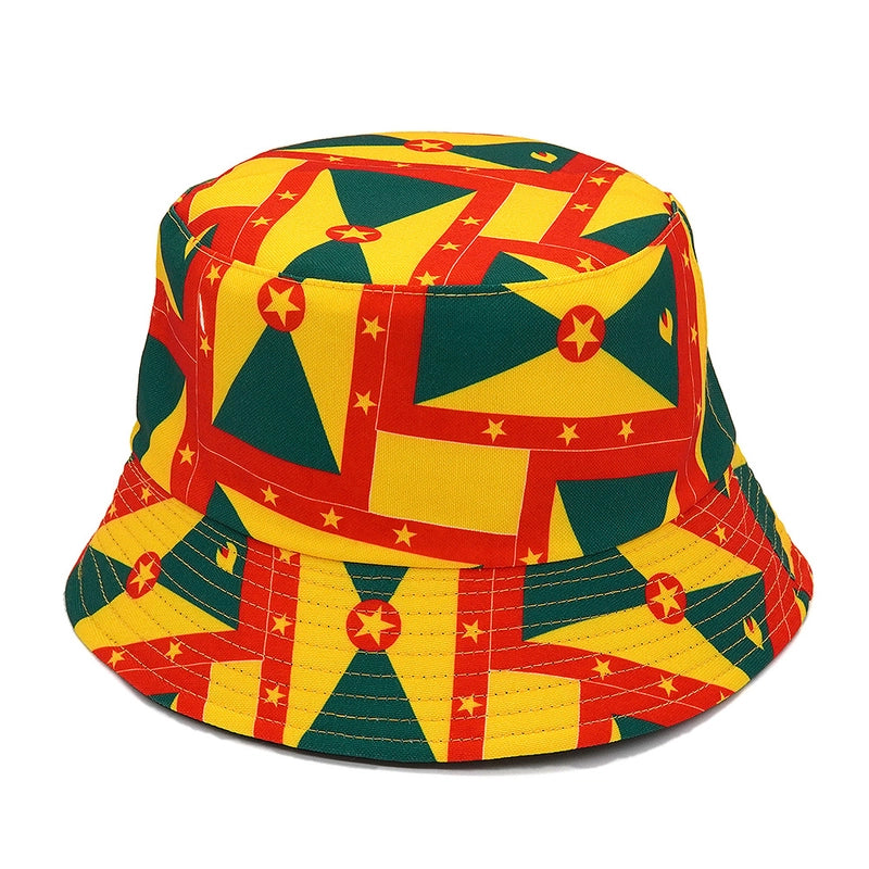 Unisex Basic Geometric Big Eaves Bucket Hat