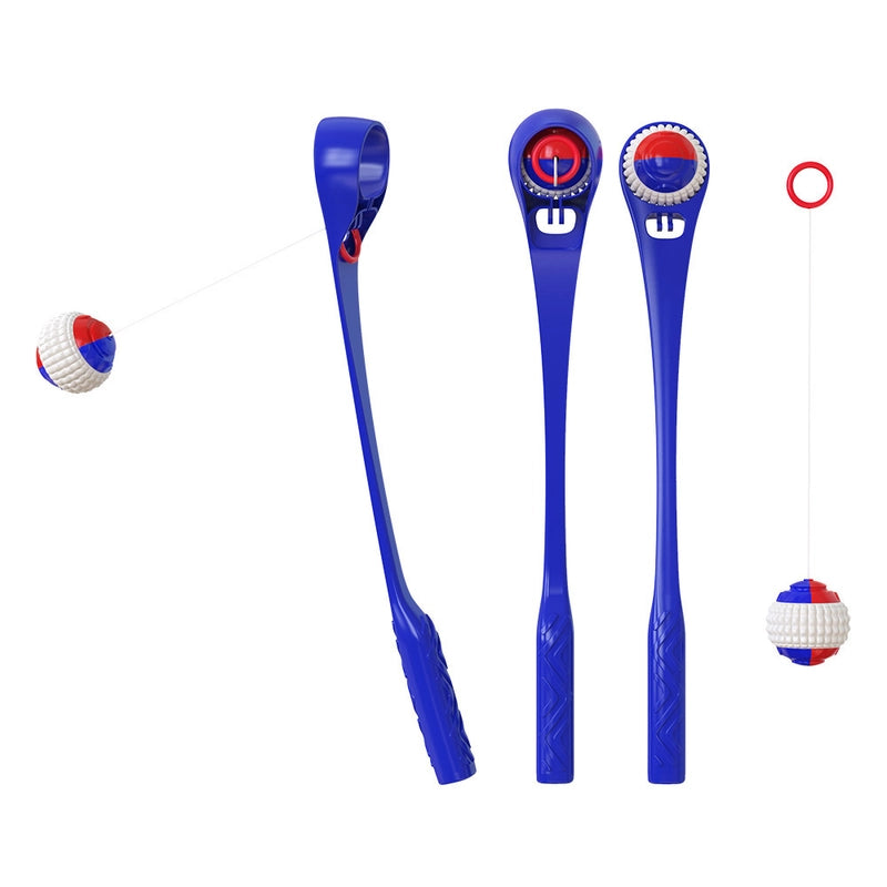 New Molar Pet Supplies Popular Sound Interactive Throwing Club Plastic Dog Toys
