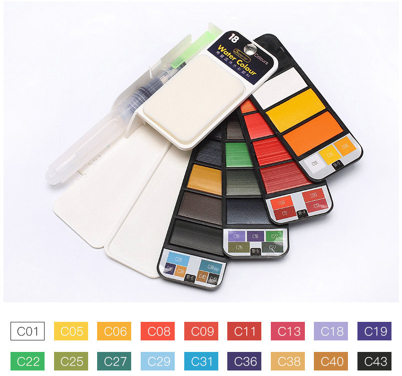 🎅Early Christmas Sale-49% OFF🎁Handy Watercolor Travel Kit