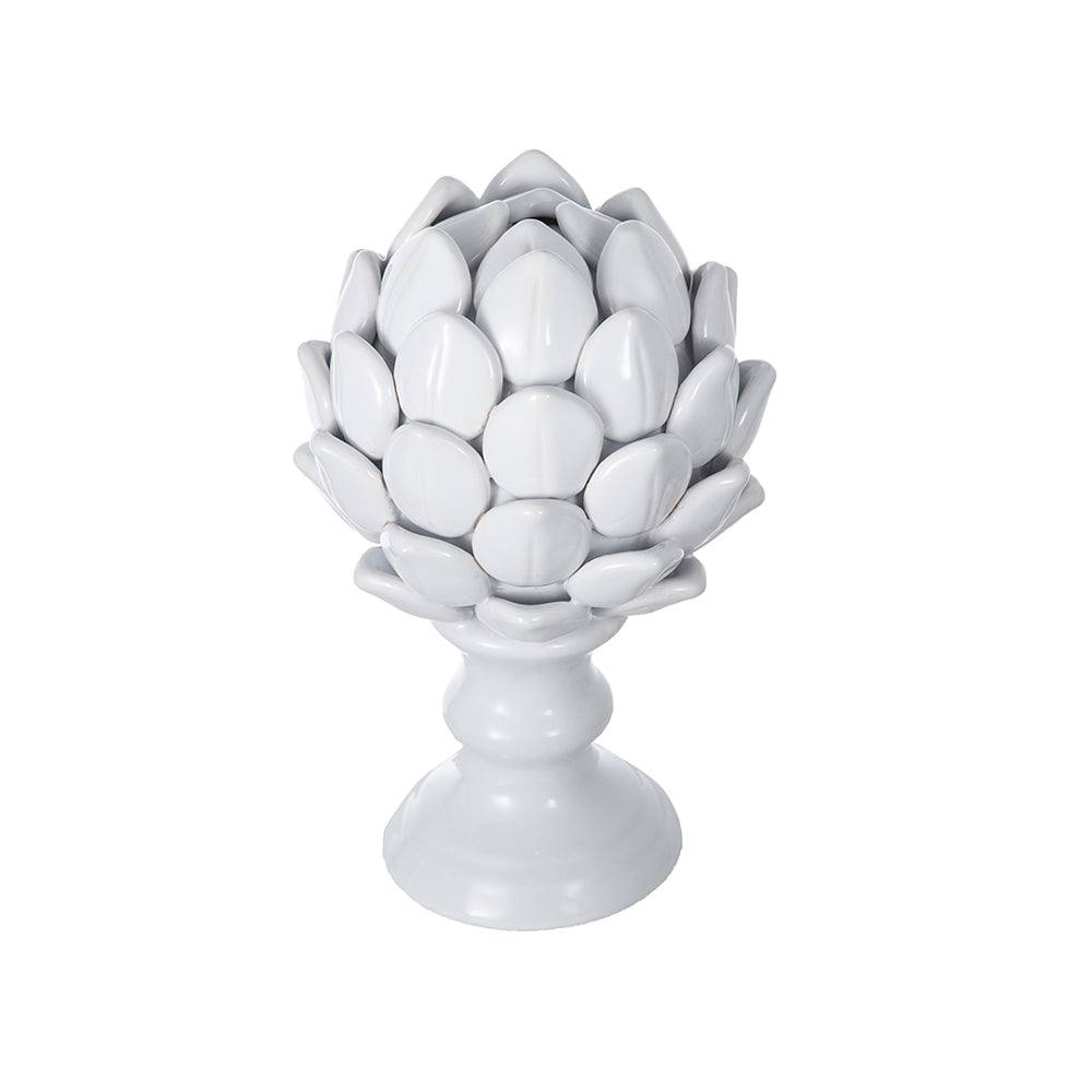 Artichoke Decorative Accent Large - White