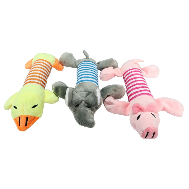 Hot Pet Supplies Dog Bite Toy Dog Sound Toy Pet Toy Plush Dinosaur Dog Toy  Direct Sale