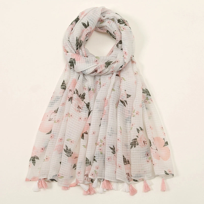Unisex Vacation Sweet Geometric Polyester Scarf