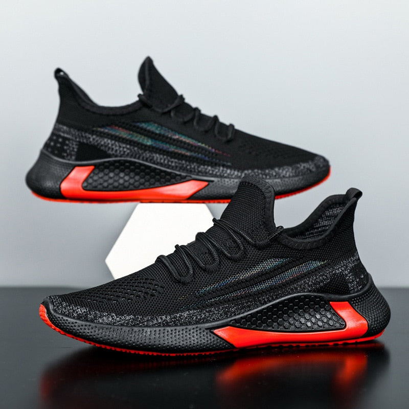 West Breathable Jogging Trainers Platform Lace Up Sneakers