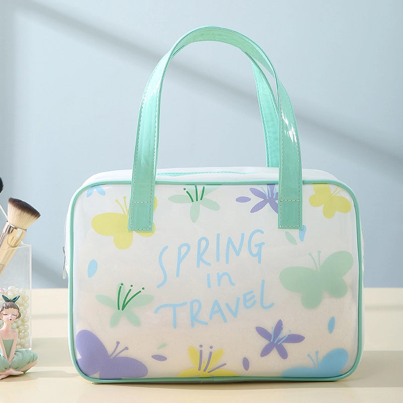 Letter Flower Butterfly PVC Storage Bag