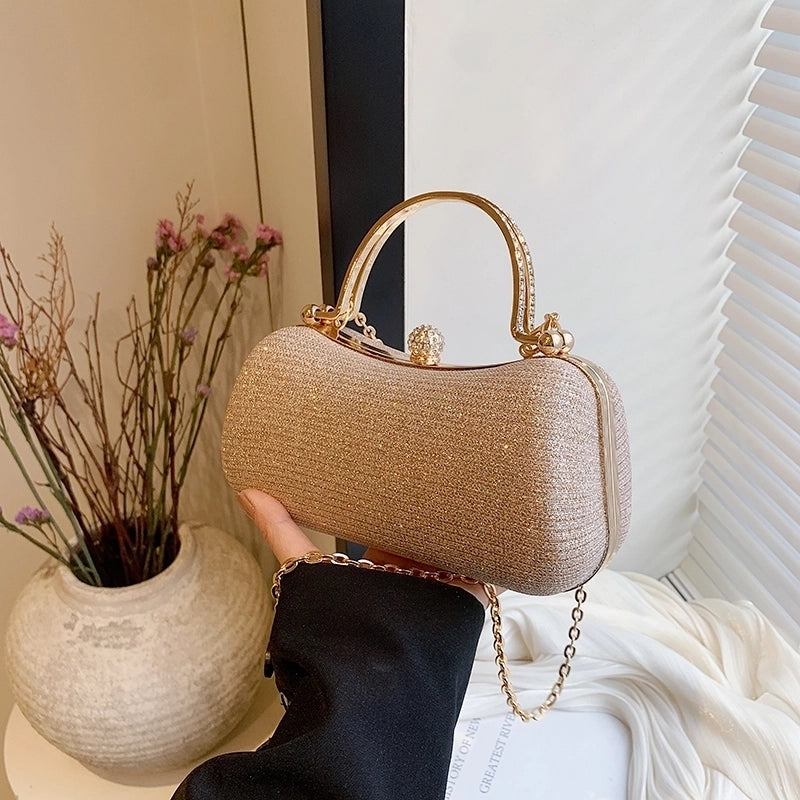 Arylic Solid Color Evening Bags