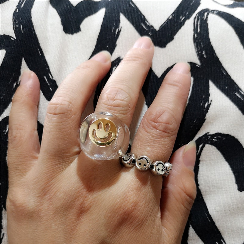 Happy Face Rings