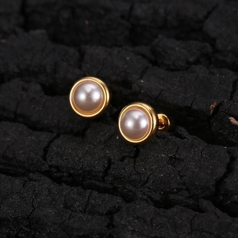 1 Piece Sweet Flower 304 Stainless Steel Ear Studs