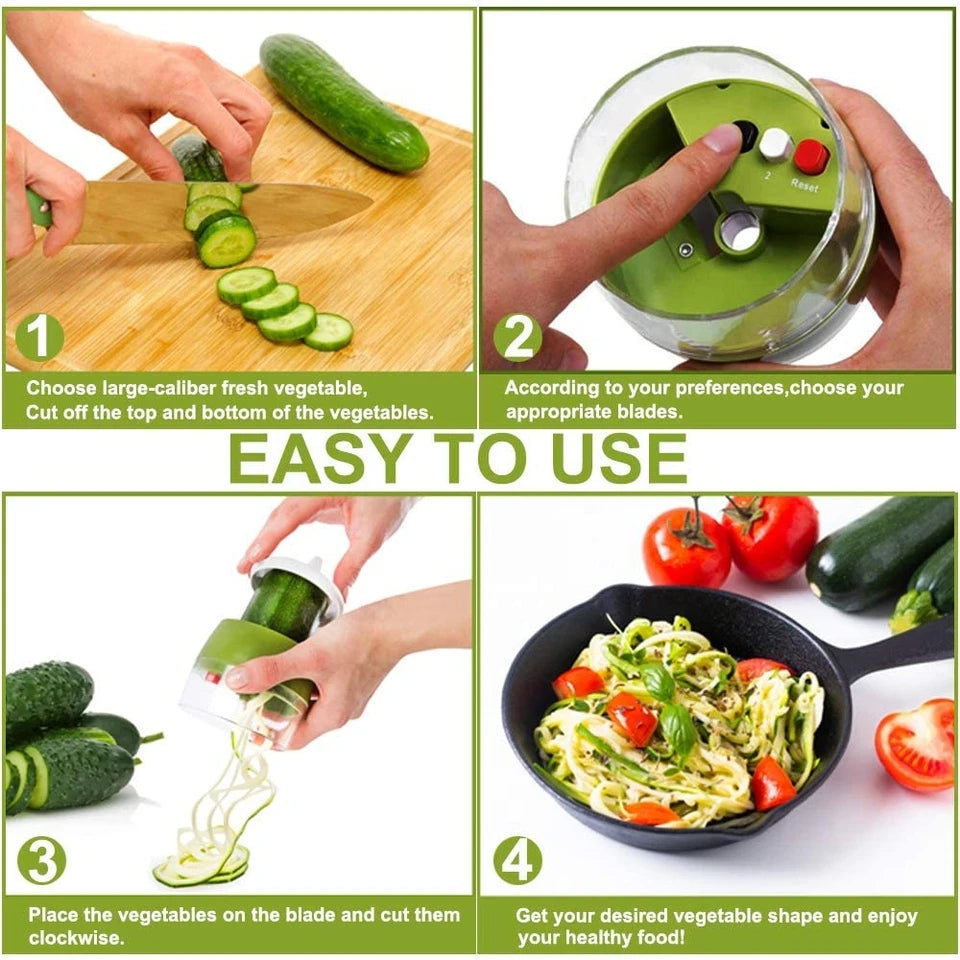 MANUAL SPIRAL VEGETABLES CUTTER