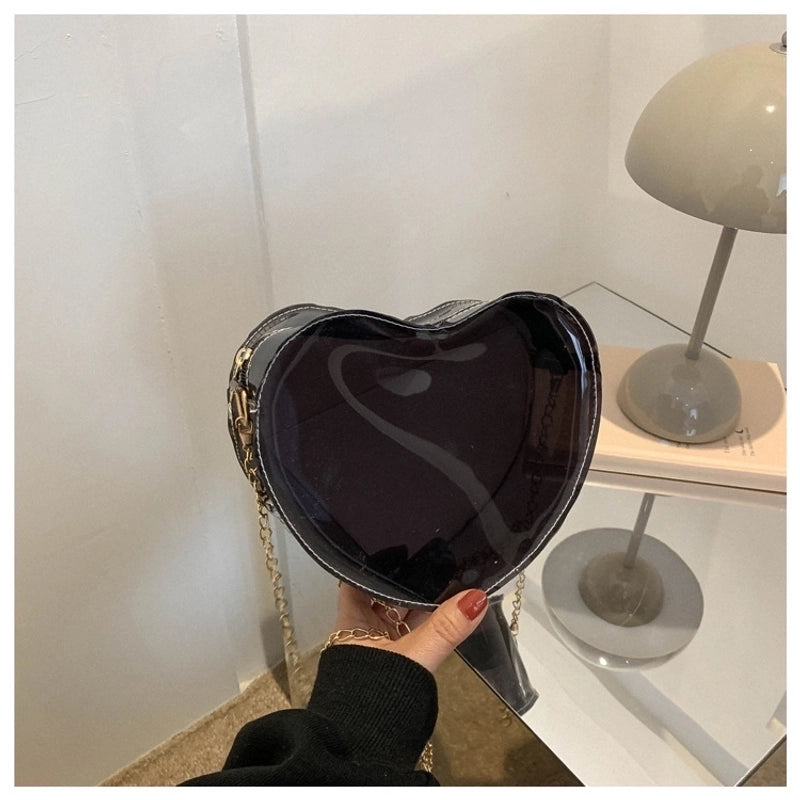 3 Pieces Women'S Small Spring&Summer Pvc Streetwear Shoulder Bag Chain Bag